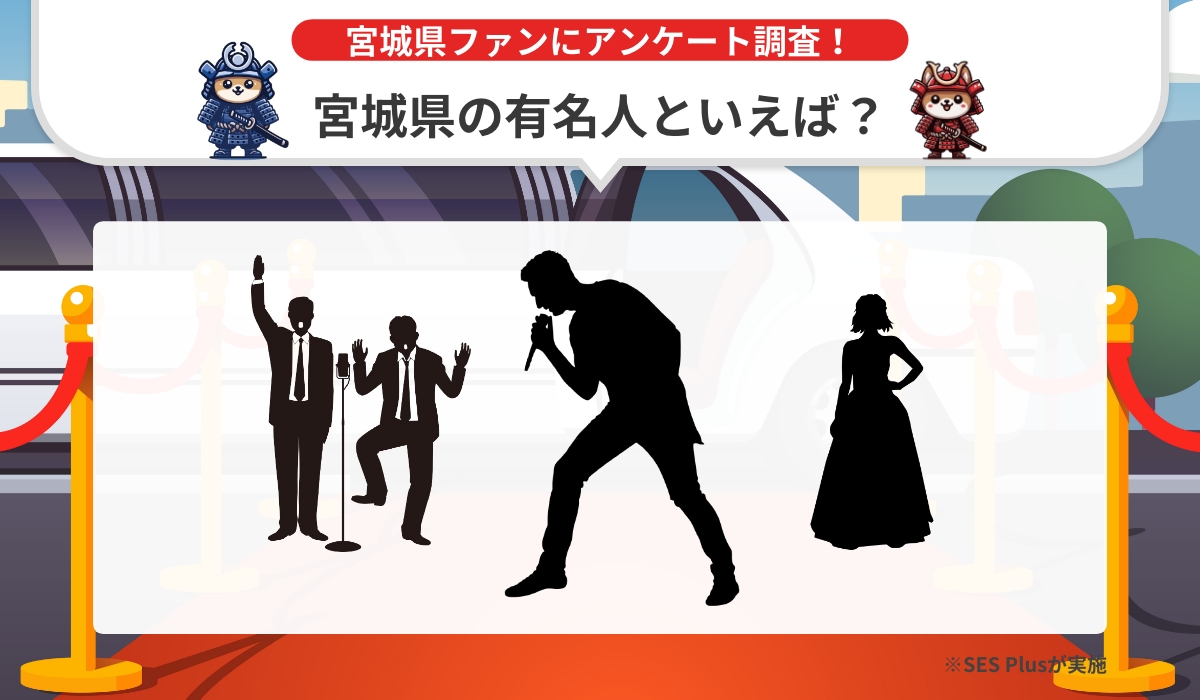 宮城県の有名人ランキングを発表！【2024年 最新版】